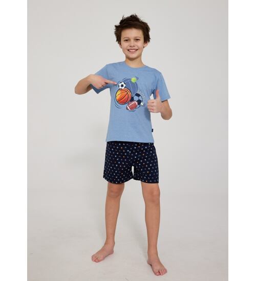 chlapecké letní pyžamo Cornette tričko s kraťasy