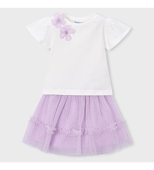 Mayoral letní komplet s tylovou sukní 3946-81