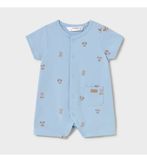 kojenecký letní overal s pejsky Mayoral 1717-12