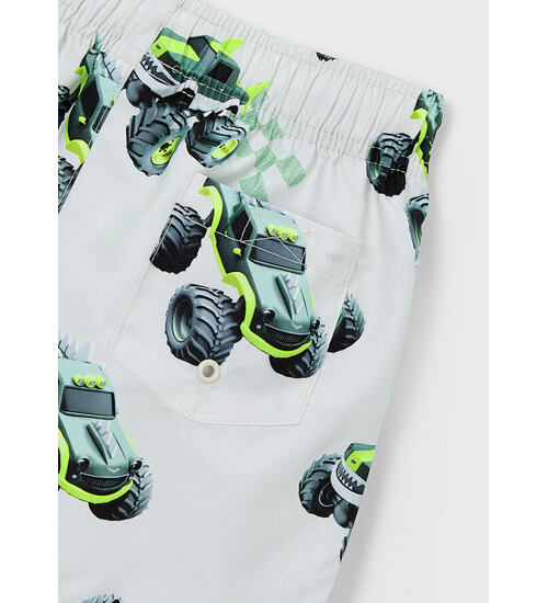 dětské koupací šortky s monster trucky Mayoral 3611-84