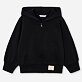 crop top mikina dětská černá na zip Mayoral 4449-70
