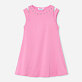 dětské růžové bavlněné úpletové šaty Mayoral 3938-94