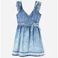 dívčí letní džínové šaty Mayoral 6971-81 modré