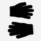 dětské černé pletené rukavice prstové