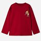 červené dětské triko s veselými obrázky Mayoral 4026-78