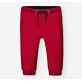 červené teplé kalhoty pro miminko