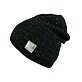 slabá dětská pletená čepice s lurexem 686 Capu černá