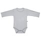 bodyčko jednobarevné šedé Baby service