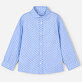 dětská světle modrá košile s dlouhým rukávem a jemným vzorečkem Mayoral