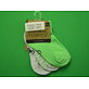 Mayoral nízké ponožky - 3 páry v balení zelenošedé