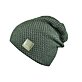 slabá dětská pletená čepice s lurexem 686 Capu šedá