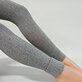 dětské klasické legíny žebrované šedé Trepon