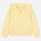 dětská slabá žlutá mikina na zip s kapucí Mayoral 3457-40