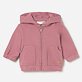 kojenecká mikinka na zip s kapucí pro holčičku Mayoral 1488-20