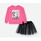 dětská tutu sukně s růžovou mikinou Mayoral 4943-50