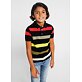 chlapecké triko s límečkem barevné pruhy Mayoral 6102-84