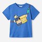 dětské modré tričko s kapsičkou Mayoral 3018-17