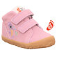 růžové dětské barefoot kožené první botičky Superfit Flummi 1-009670-5500 