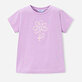 dětské letní tričko fialové s kytičkou Mayoral 174-59
