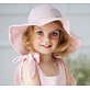 dívčí letní klobouk z mušelínu Jamiks Nokka růžový